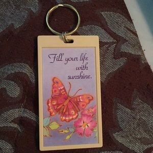 Plastic Keychain B of A made in USA